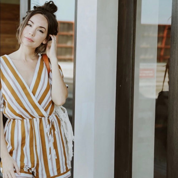 CHARLIE STRIPED ROMPER - Picture 2 of 5